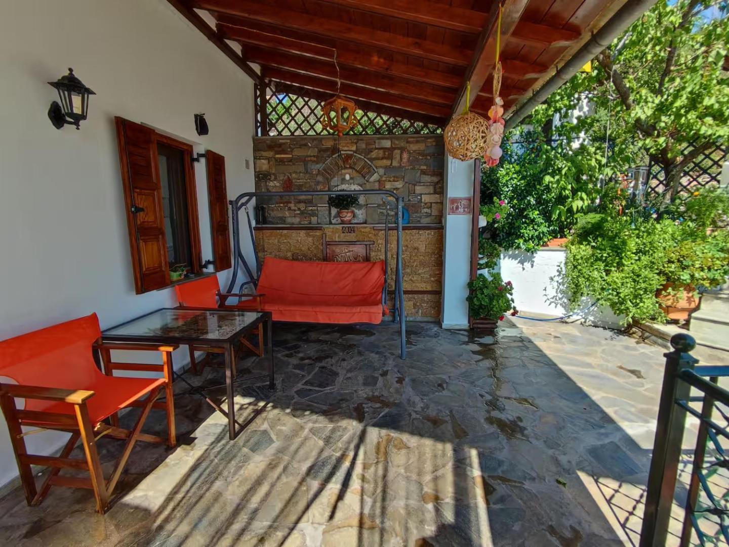The Pagasetic Balcony - Magestic Sea Cottage 沃洛斯 外观 照片